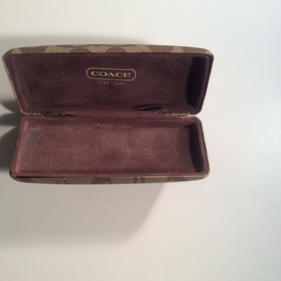 Coach eyeglass case