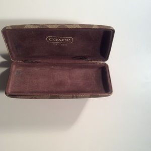 Coach eyeglass case