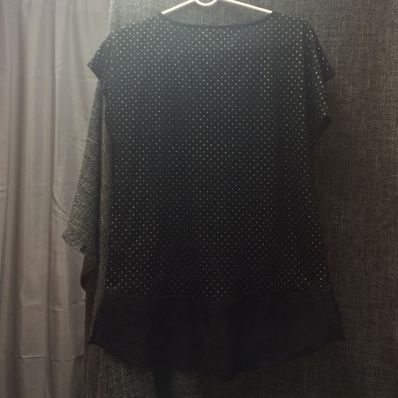Black Polka Dot Top - Picture 2 of 3