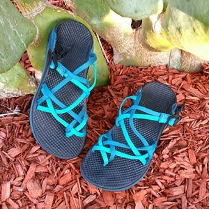 Chacos Slides Blue & Aqua