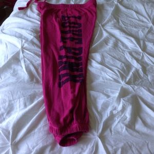 PINK sweatpants !