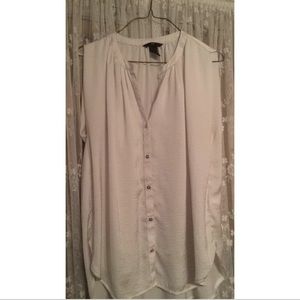 White Silk H&M Blouse