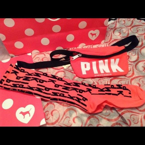 PINK Victoria's Secret Other - *SALE*Victoria's Secret Fanny Pack & socks bundle