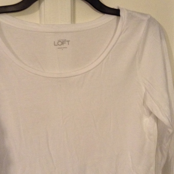 Tissue tee, long sleeves, scoop neck