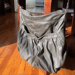 MNG by Mango Crossbody Gray Purse