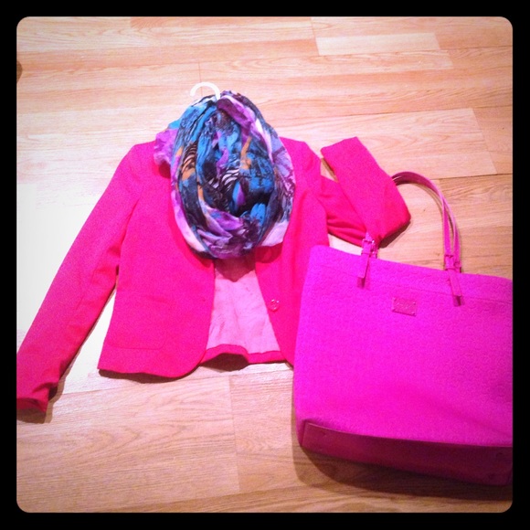 Pink blazer
