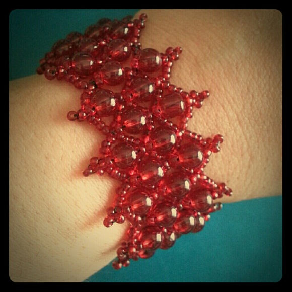 Handmade beaded bracelet