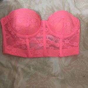 Pink bustier