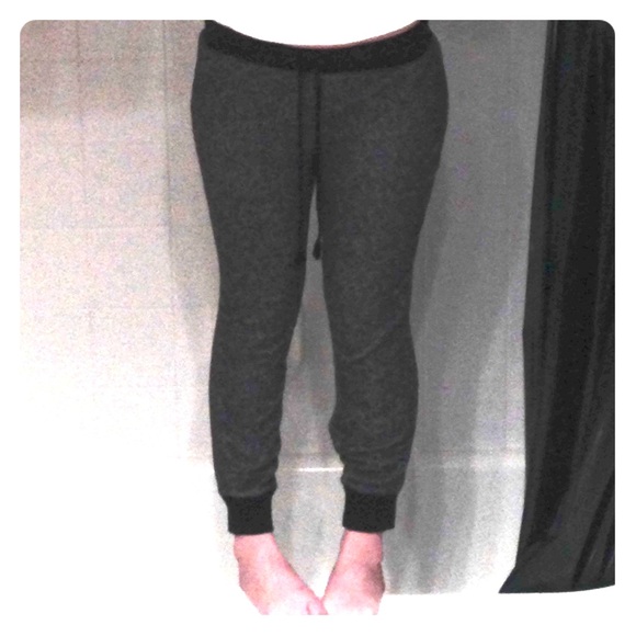 MOSSIMO CHARCOAL CUFFED SWEATS