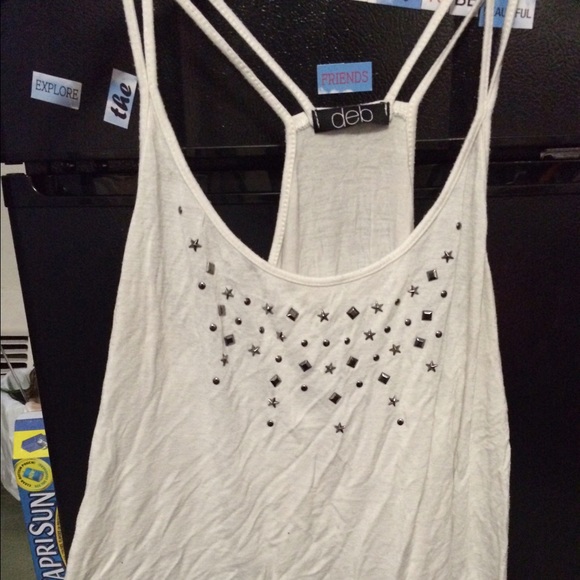 WHITE TANK TOP