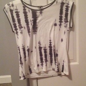 White and grey shirt