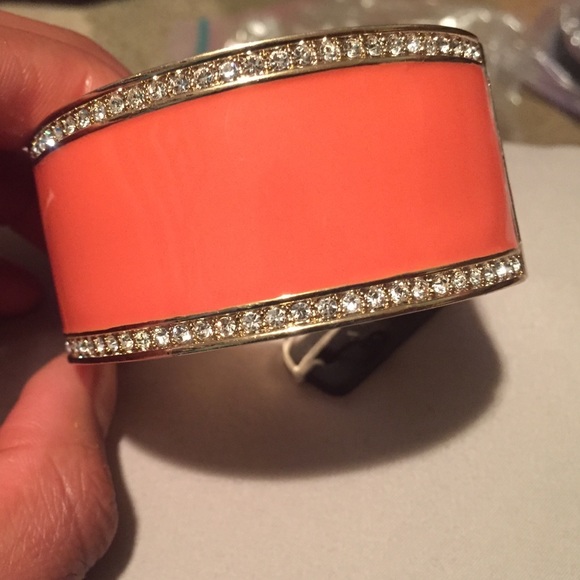 Ann Taylor orange enamel bangle