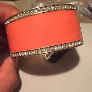 Ann Taylor orange enamel bangle