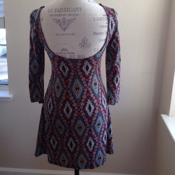 NWOT "Lucy in the Sky" patterned knit dress - Picture 3 of 3