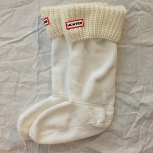 Hunter Cardigan Knit Cuff Welly Socks