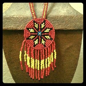 Handmade beaded necklace