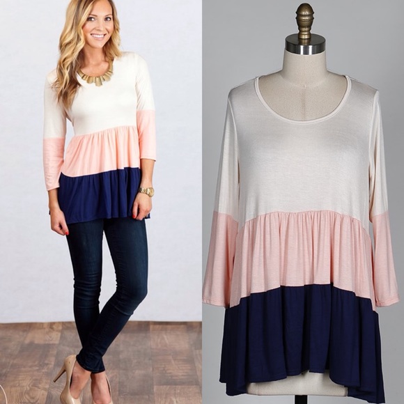 LOWEST "High Priestess" Colorblock Top - Picture 4 of 4