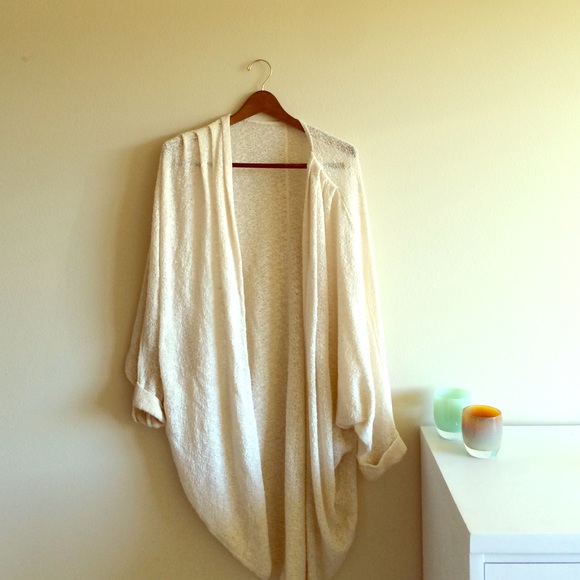 Ivory Shawl Cardigan