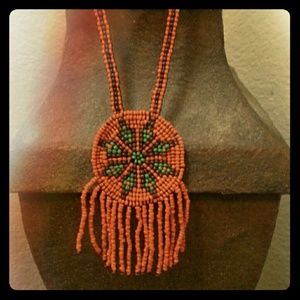 Handmade beaded necklace