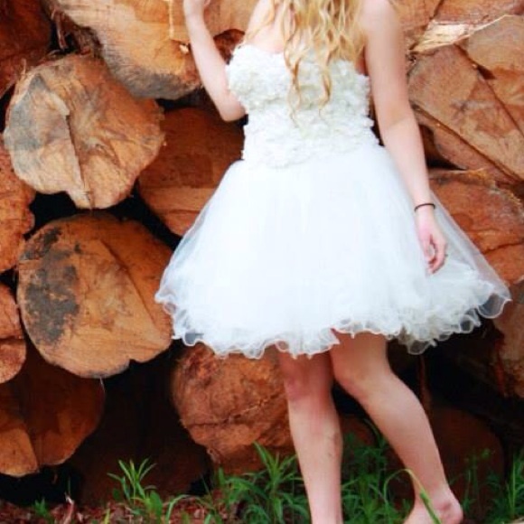 White Homecoming/Prom Dress