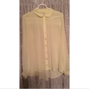 Pastel Yellow Blouse