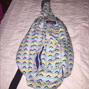 Kavu rope bag in chevron print. Used once!