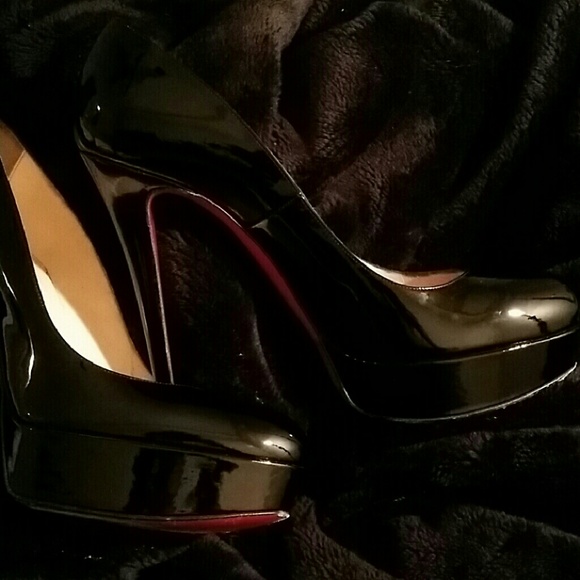 ADDITIONAL PICS  Bianca 140 Calf Louboutins Patent - Picture 3 of 4