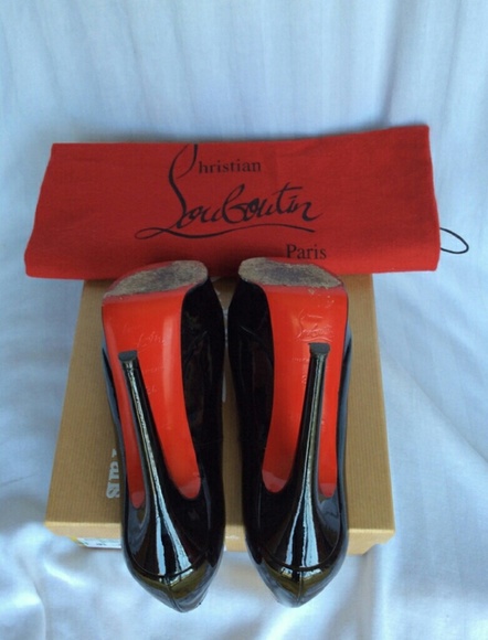ADDITIONAL PICS  Bianca 140 Calf Louboutins Patent - Picture 4 of 4