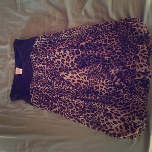 100% cotton  Leopard print tank top
