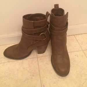 Brown Diba Ankle Boots