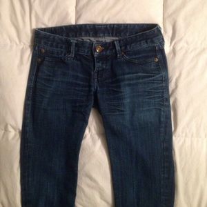 Express Dark Wash Skinny Jeans