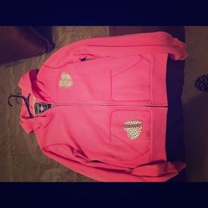Pink VSPink zip up hoodie