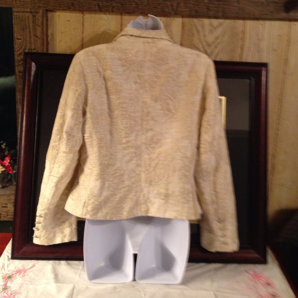 GOLD BLAZER   NWT - Picture 2 of 3