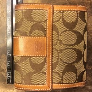 Authentic Coach signature wallet