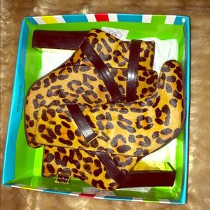 C Wonder Leopard Bootie