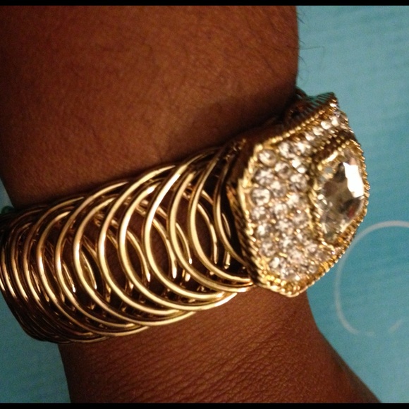 Rectangle Crystal Bacelet - Picture 2 of 2