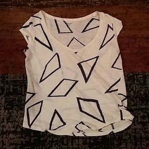 Madewell Triangle cream/tan tee