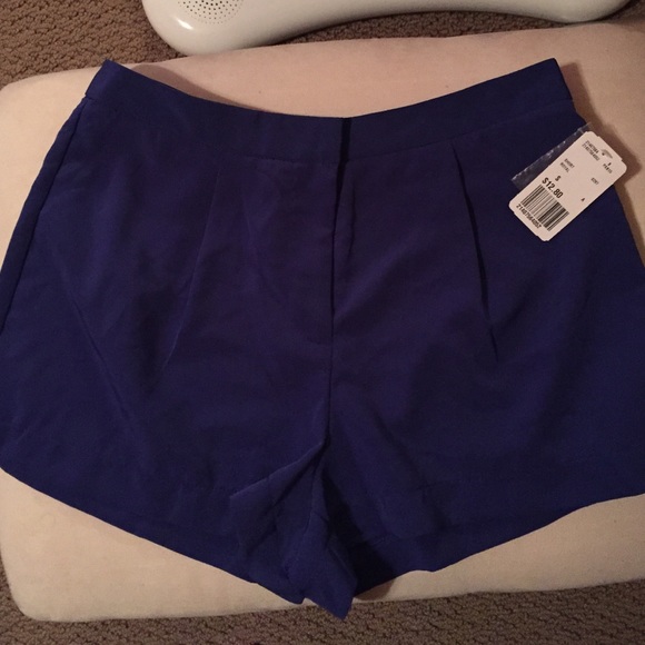 Royal blue shorts