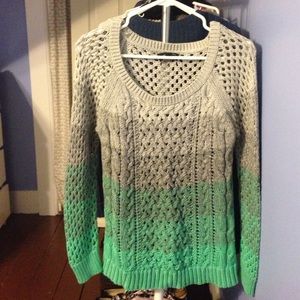 a cute colorful ombré sweater