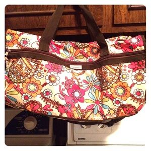 Vintage style duffle bag