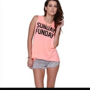 Sunday funday muscle tee!