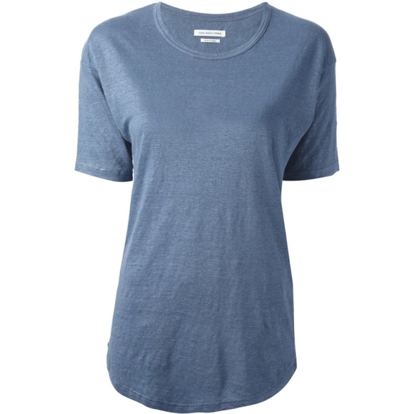 **sold** Isabel marant slate blue golda shirt - Picture 3 of 4