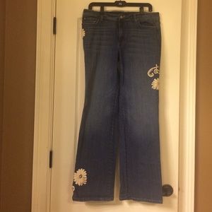 Embroidered jeans