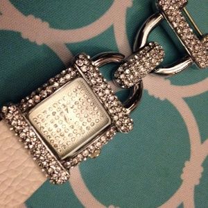 White Crystal Watch