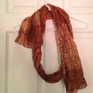 Brown scarf