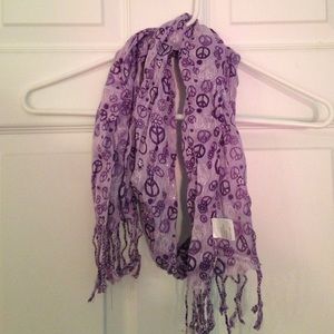 Purple scarf