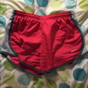 Hot pink Nike shorts