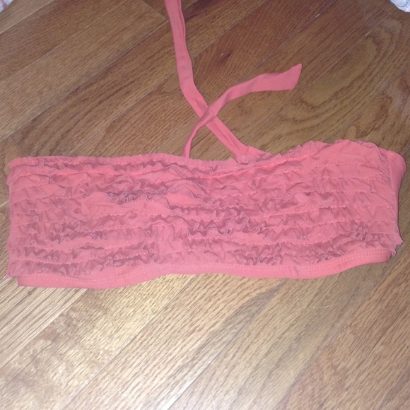 Ruffle Bandeau Tie Bikini