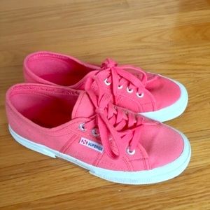 Superga sneakers in coral