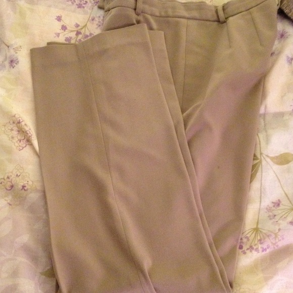 Khaki work dress pants
